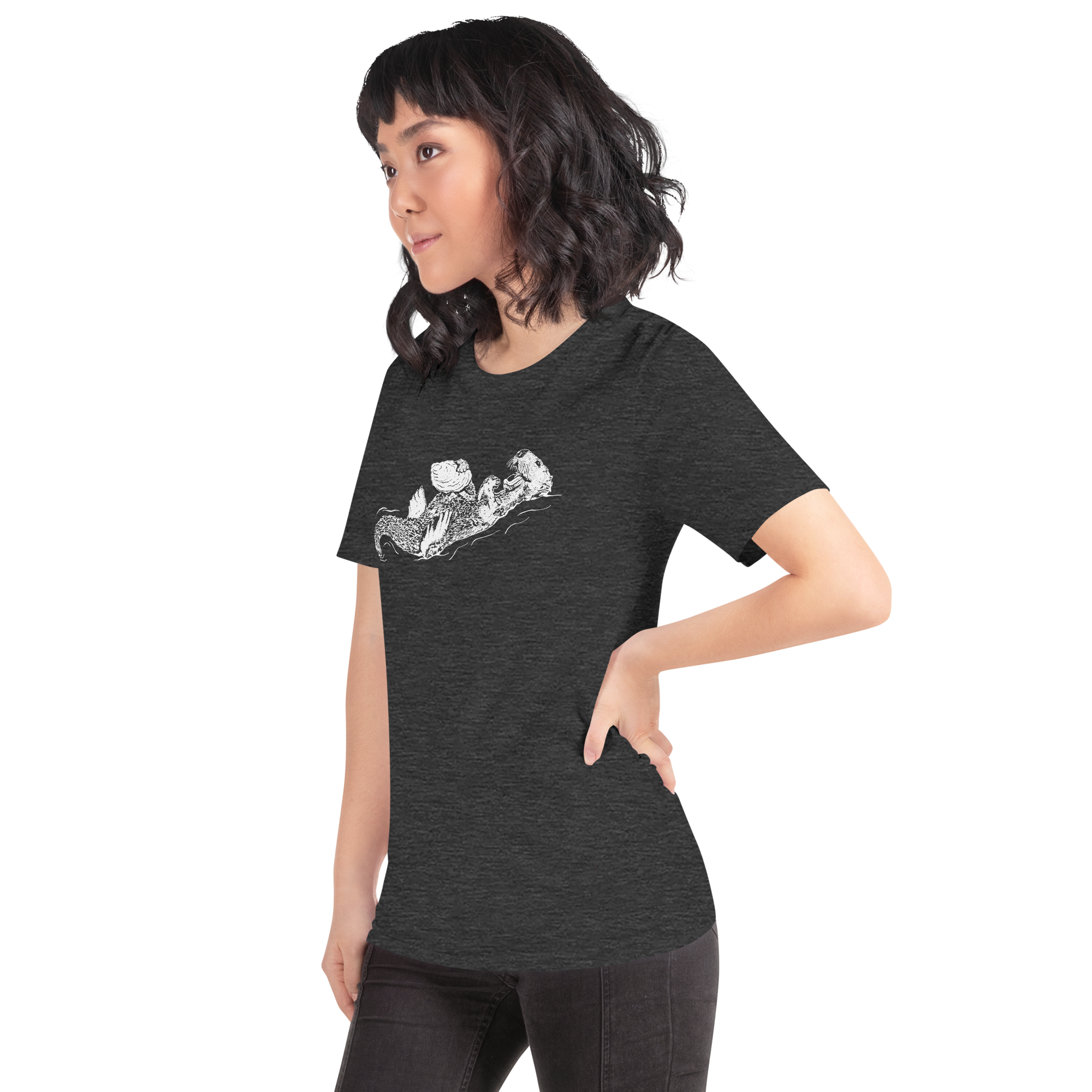 Sea Otter and Oyster T-Shirt Unisex