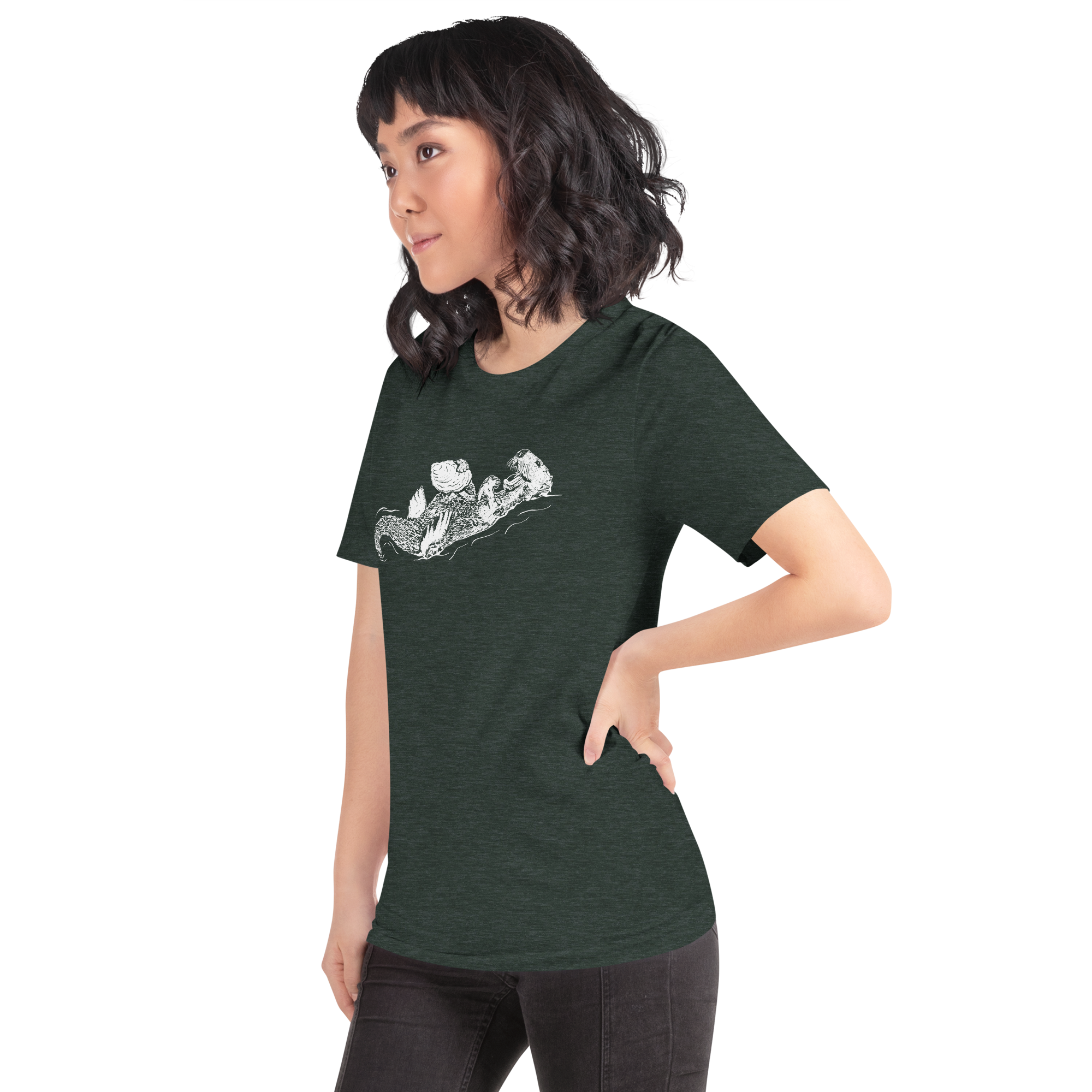Sea Otter and Oyster T-Shirt Unisex