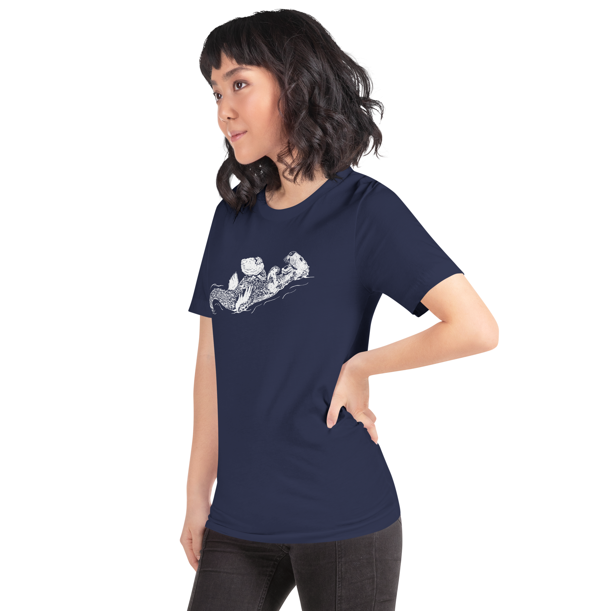 Sea Otter and Oyster T-Shirt Unisex