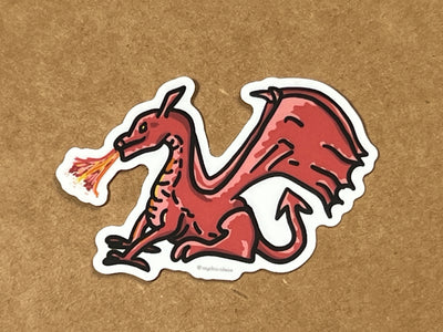 Red Dragon Sticker – 2.5