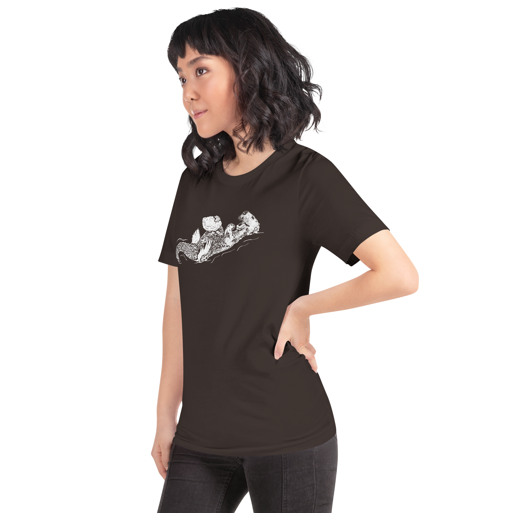 Sea Otter and Oyster T-Shirt Unisex