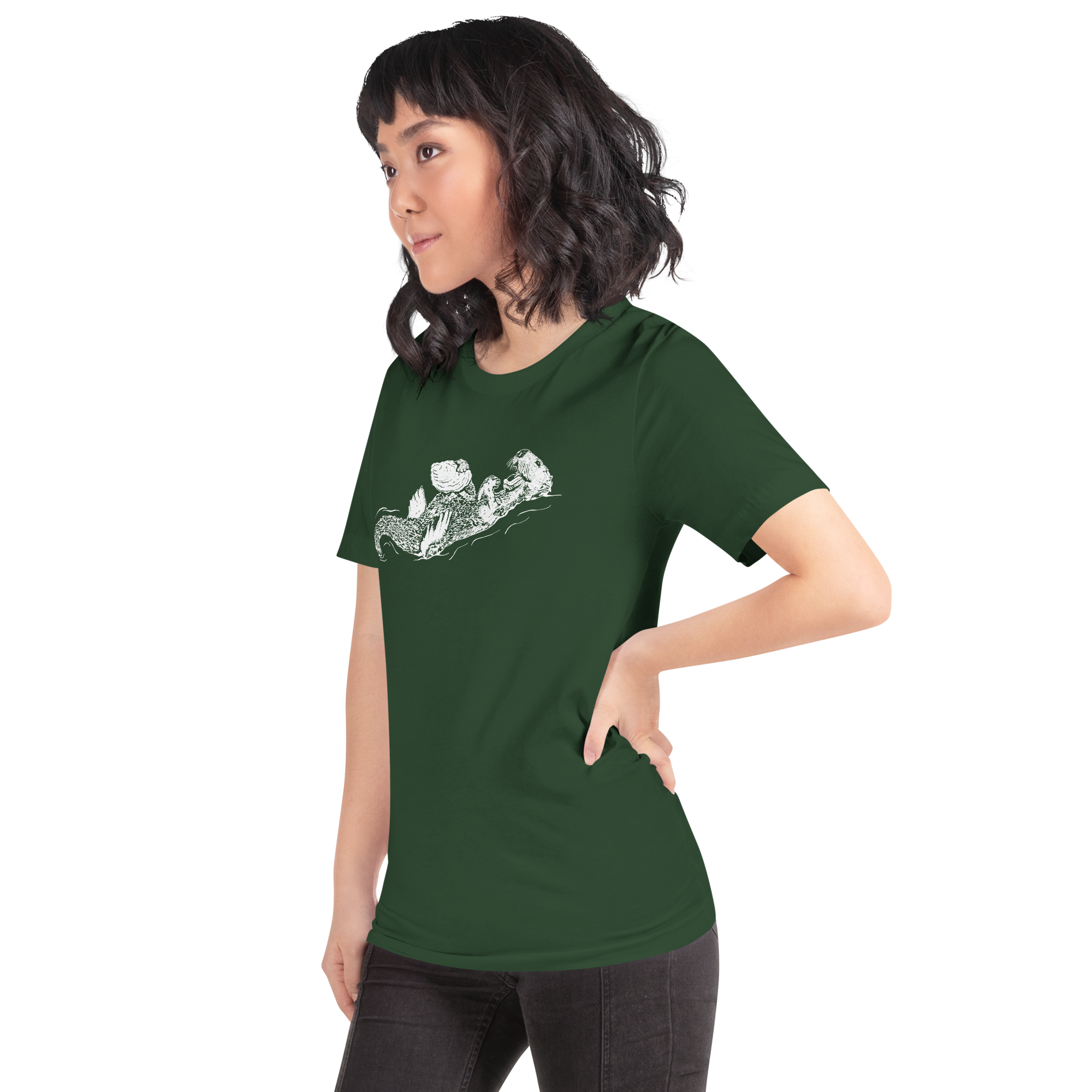 Sea Otter and Oyster T-Shirt Unisex