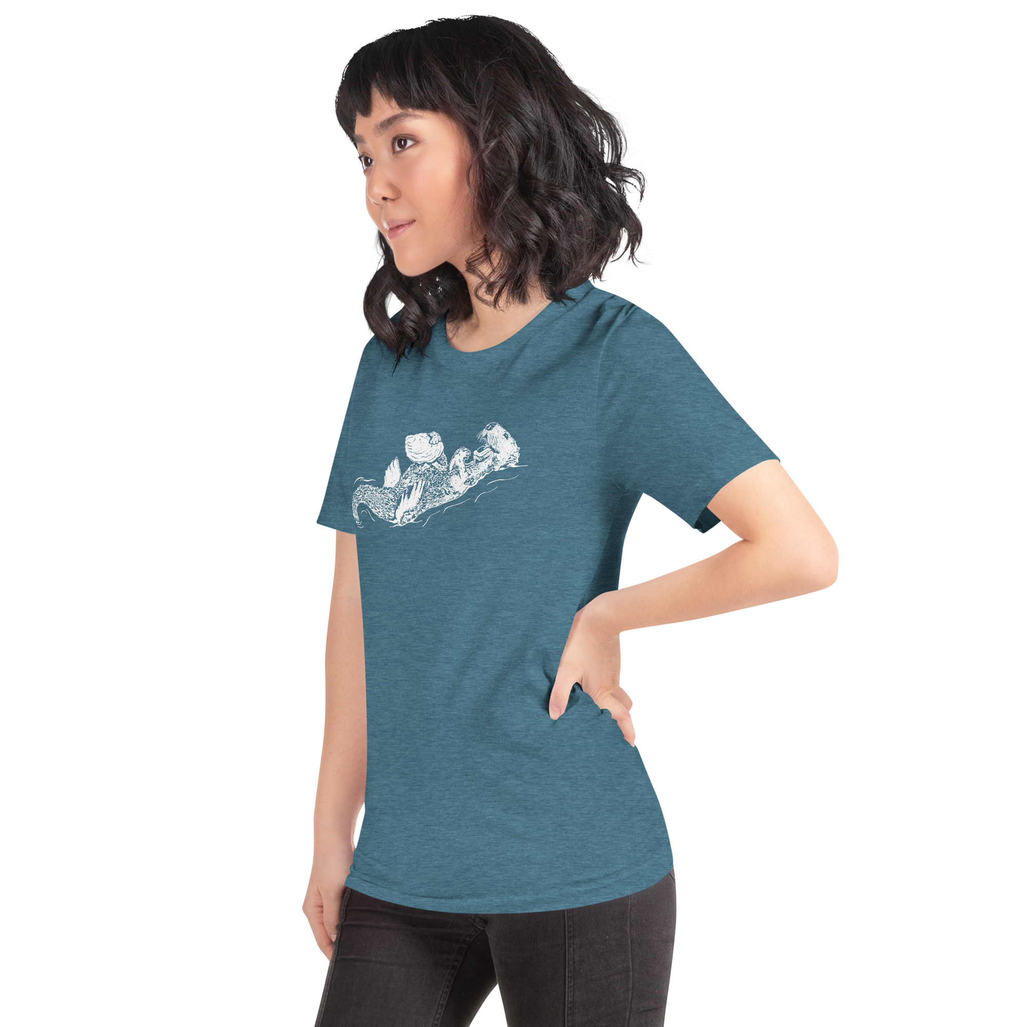 Sea Otter and Oyster T-Shirt Unisex