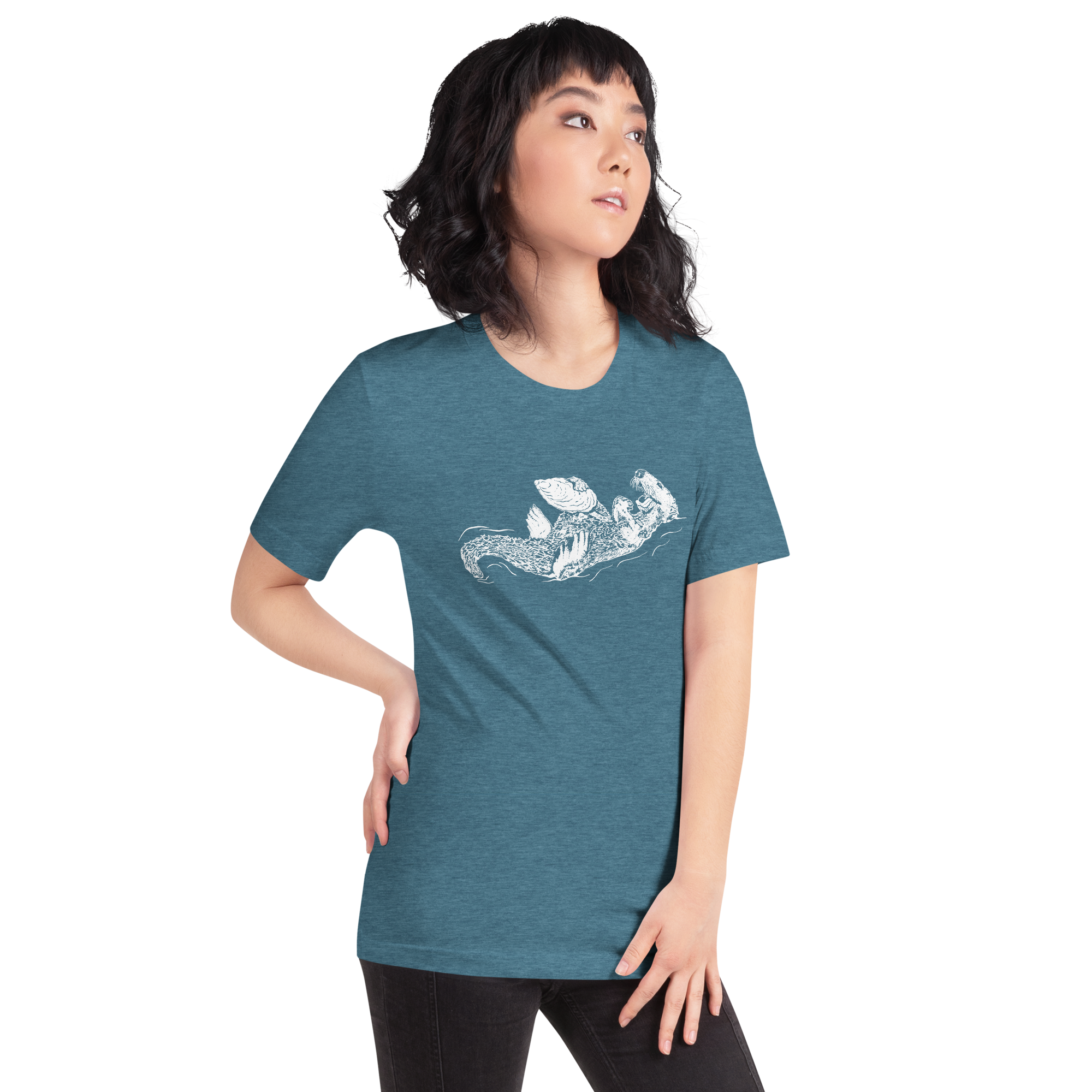 Sea Otter and Oyster T-Shirt Unisex