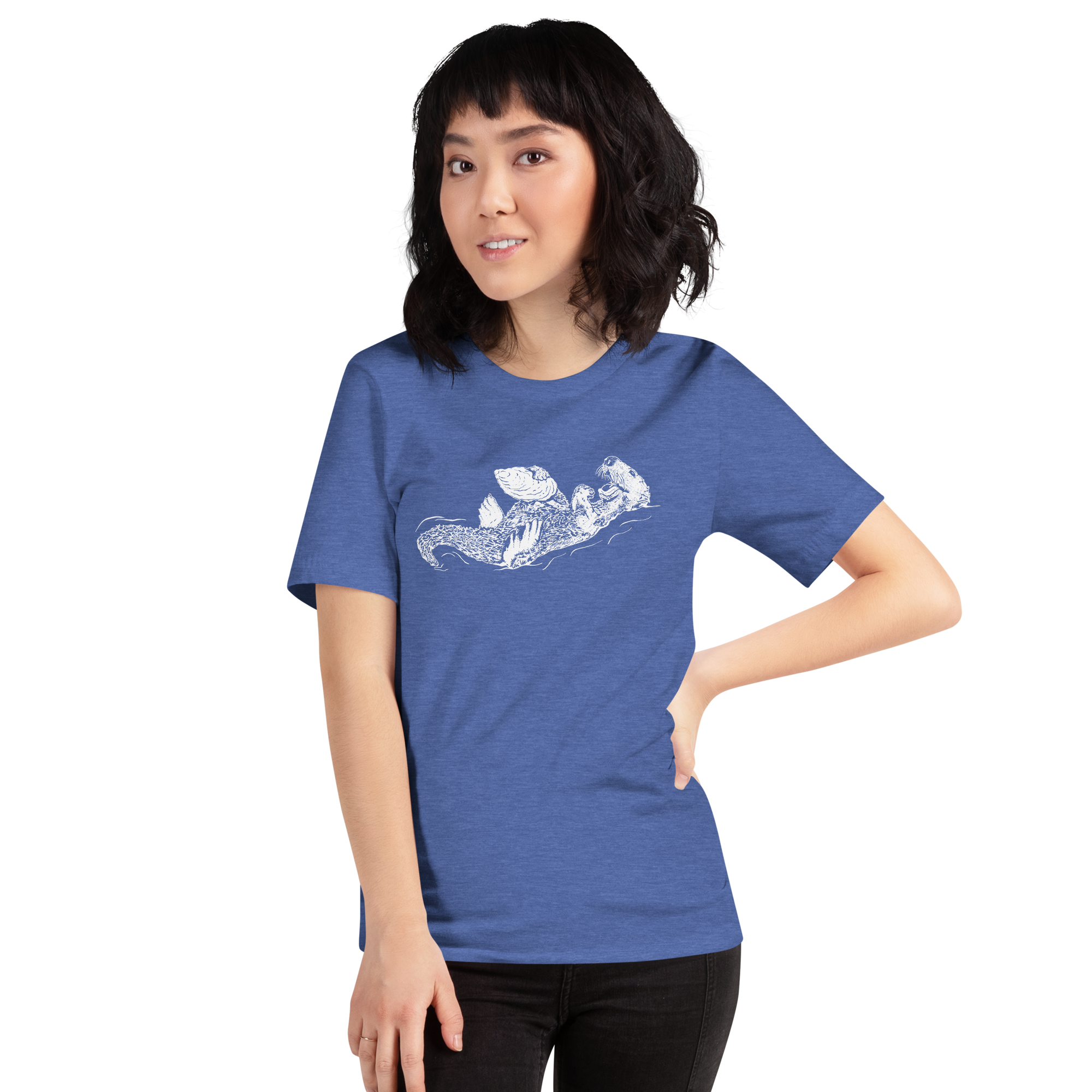 Sea Otter and Oyster T-Shirt Unisex