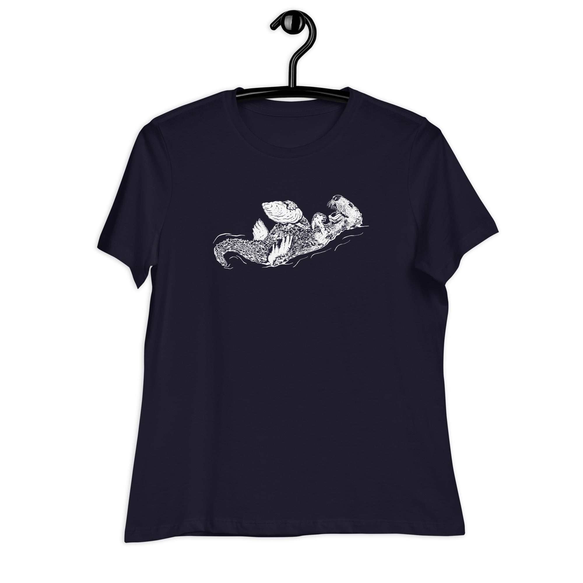 Sea Otter and Oyster Women's Relaxed T-Shirt